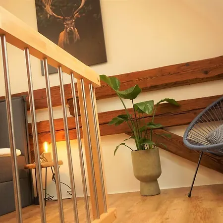 Galerie-wohnung I Sanierter Pferdestall I Europapark I Boxspring I Nespresso Kippenheim