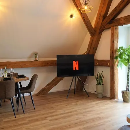 Galerie-wohnung I Sanierter Pferdestall I Europapark I Boxspring I Nespresso Kippenheim